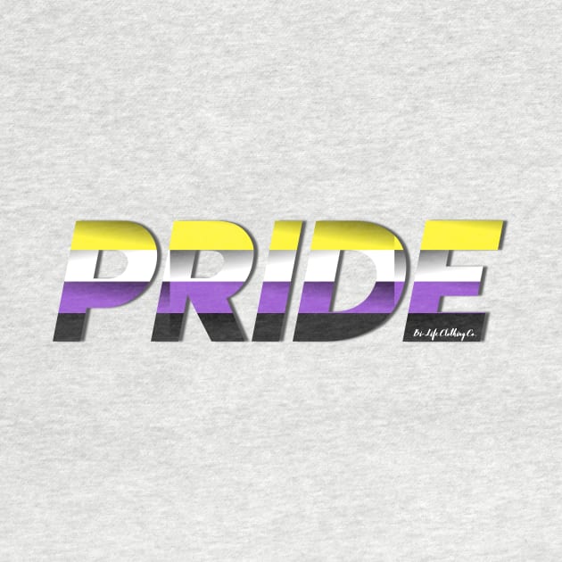 LGBTQ+ PRIDE: Non Binary Pride Flag by BiLifeClothingCo